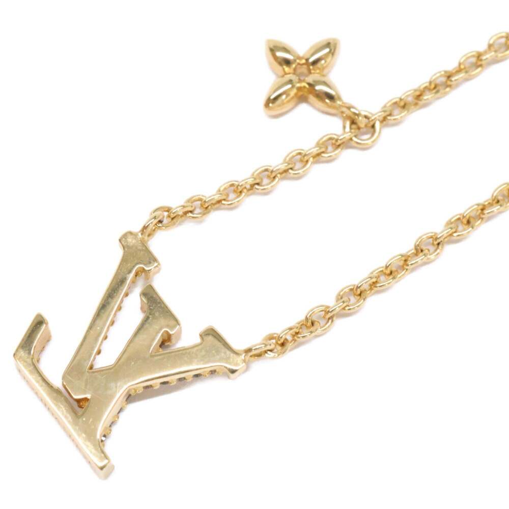 LOUIS VUITTON Gold Necklace - Picture 5 of 10